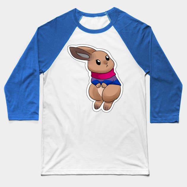 bisexual bunny Baseball T-Shirt by gaypompeii